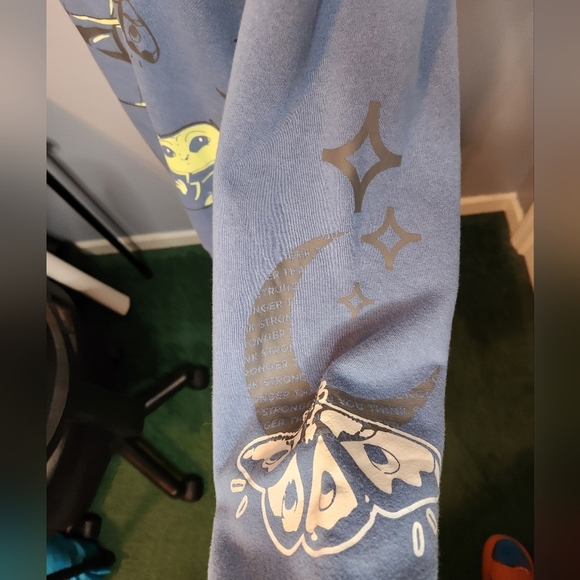 Star Wars Size XL Blue Sweatshirt Stronger Than You Think - Picture 2 of 5